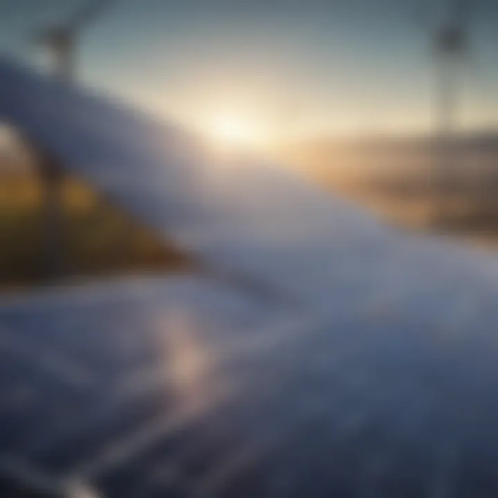 An infographic illustrating environmental benefits of solar energy.
