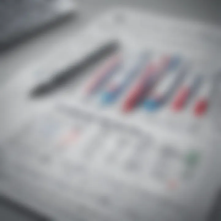 Graph showing cost basis calculation methods