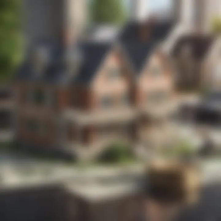 Visual representation of financial strain from higher monthly payments on a mortgage.