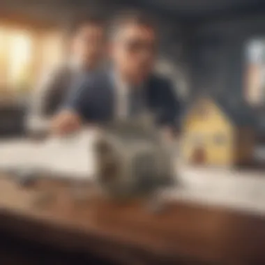 Understanding Refinancing Options Conceptual illustration of refinancing options in finance