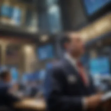 Traders at the New York Stock Exchange Traders engaged in market activities at the NYSE