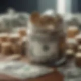 Visual representation of money market fund returns